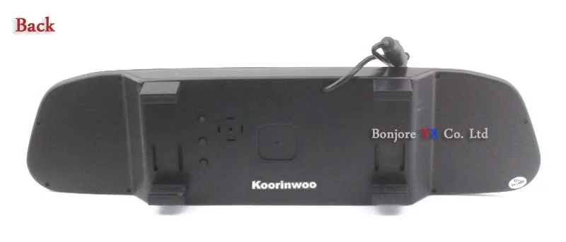 Koorinwoo, европейская лицензия, 4,3 дюймов, автомобильное HD зеркало заднего вида, монитор, CCD видео, автомобильная парковочная система, светодиодный фонарь, Автомобильная камера заднего вида