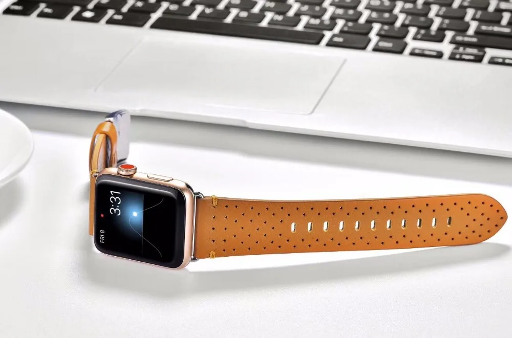 2018 Для мужчин и горе спорт отдых кожи для apple watch 38mm 42 мм заменить t браслет с