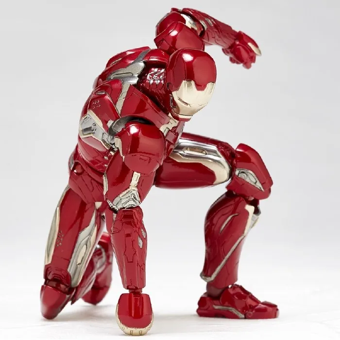 Disney Marvel Мстители 17 см Железный человек MK45 фигурку модель осанки коллекция