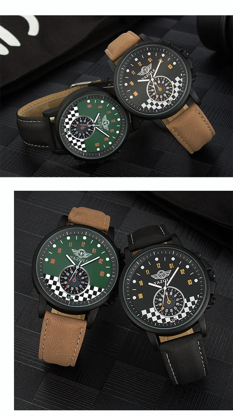 Reloj hombre часы yazole мужские часы модные простые мужские кварцевые часы спортивные часы дизайнерские montre homme zegarek meski