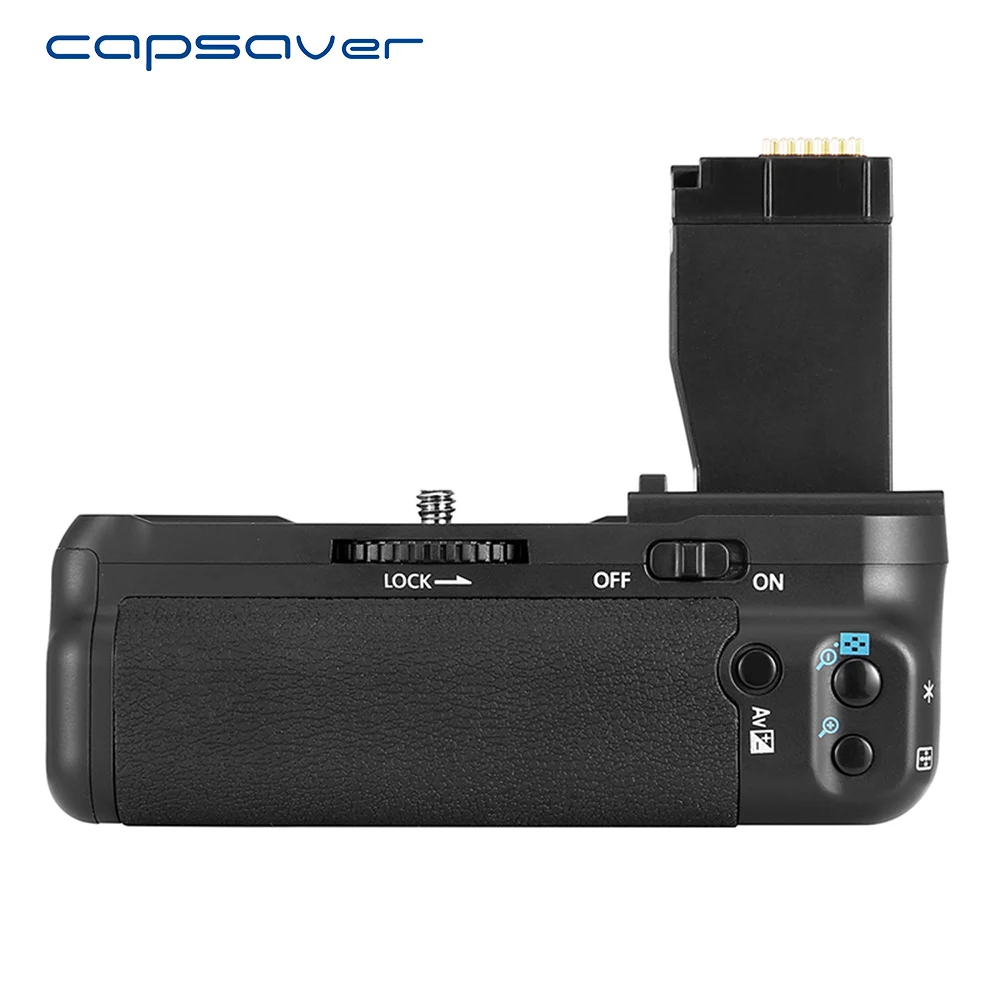 

capsaver Vertical Battery Grip for Canon EOS 750D 760D T6i T6s X8i 8000D Camera Replace BG-E18 Battery Holder Work with LP-E17