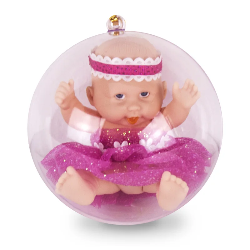 1PCS HHM Спящий ребенок реборн Bebe кукла мяч защитная оболочка прекрасный ручной работы реалистичные детские куклы для девочек и мальчиков силиконовая принцесса игрушка для детей - Цвет: 1PCS HHM