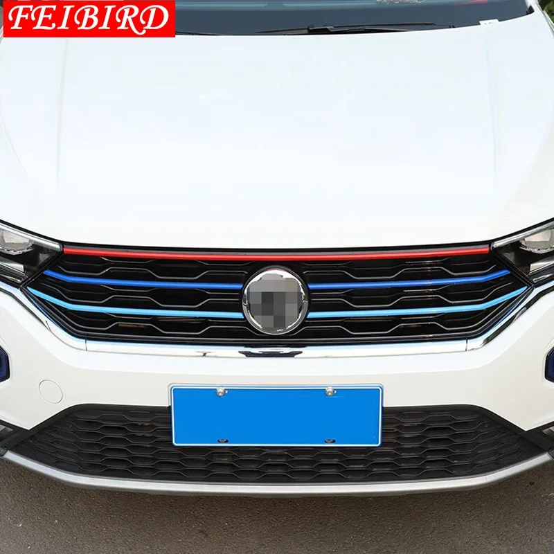 Автомобильный аксессуар для Volkswagen T-Roc T Roc 2018 2019 2020 передняя решетка Центральная