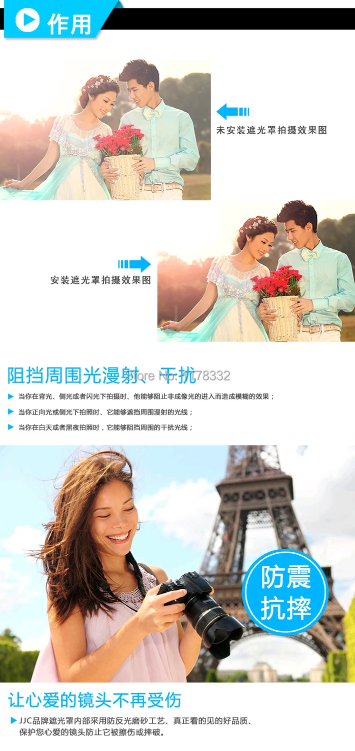 Бесплатная доставка + номер отслеживания для цифровой камеры 55 мм бленда