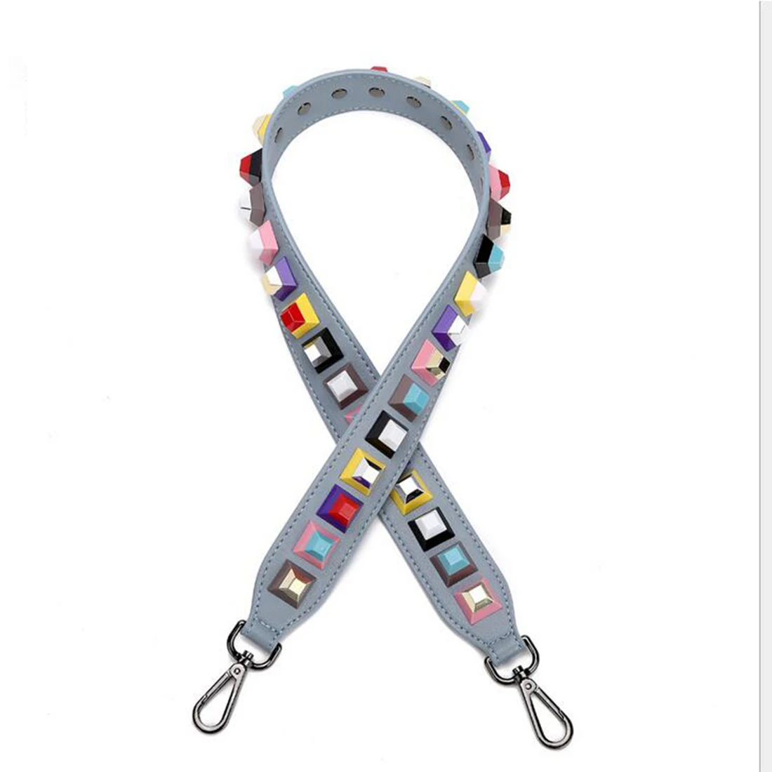 Модные ремешки с заклепками для сумки летняя женская сумка из искусственной кожи