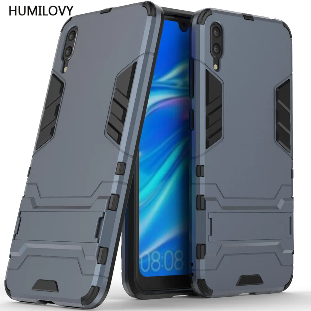 Для Huawei Enjoy 9 чехол силиконовый резиновый робот Броня Жесткий ПК для задней панели