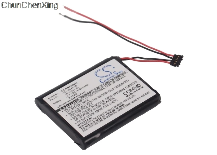 Аккумулятор Cameron Sino 600 мАч 361 0043 00 для Garmin Edge 200 205 500 520 820 Explore|Цифровые аккумуляторы|