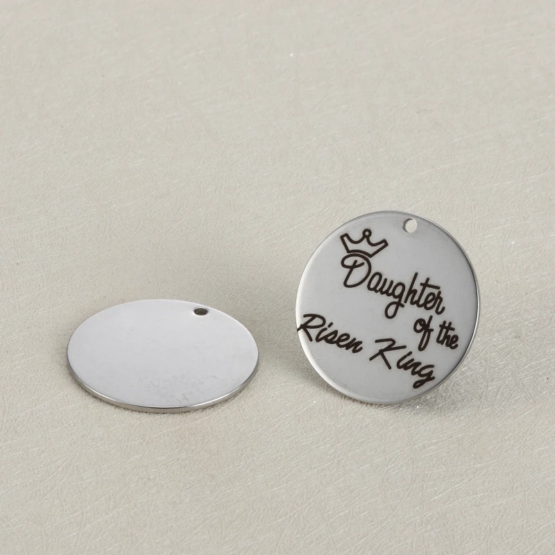 20 шт. ювелирные изделия из нержавеющей стали 25 мм