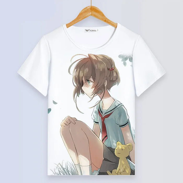 Cardcaptor Sakura, женская футболка Kawaii, короткий рукав, летняя, Femme, футболка, Harajuku, свободные топы, пара, одежда для девочек, милые пальто - Цвет: 20