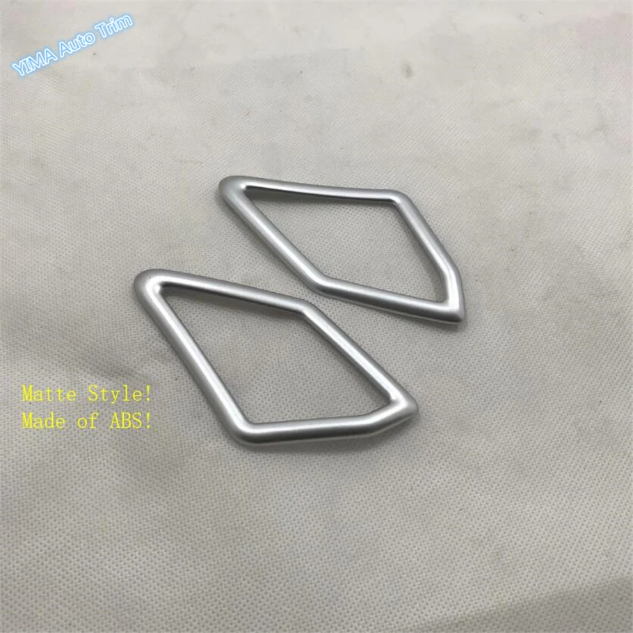 Lapetus Auto Styling Pillar A Stereo Speaker Audio Cover Trim Fit For Volkswagen T-Roc T Roc / Matte Carbon Fiber ABS