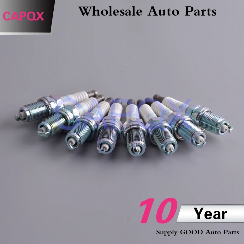 Capqx 8 шт./лот Свеча зажигания Лазерная иридий для Honda FIT 2007 2008 2009 2010 2011 в соответствии с указанным нет. IZFR6K13 6774