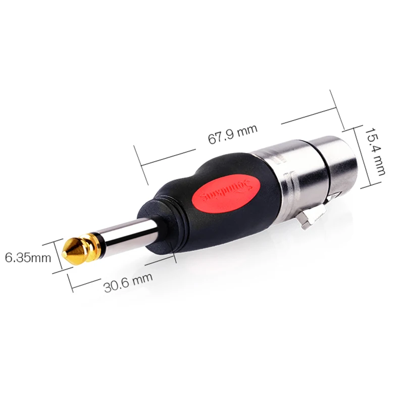Soundking XLR гнездовой до 6 35 мм разъем свинцовый адаптер микрофон ЛИДЕР 3pin Женский