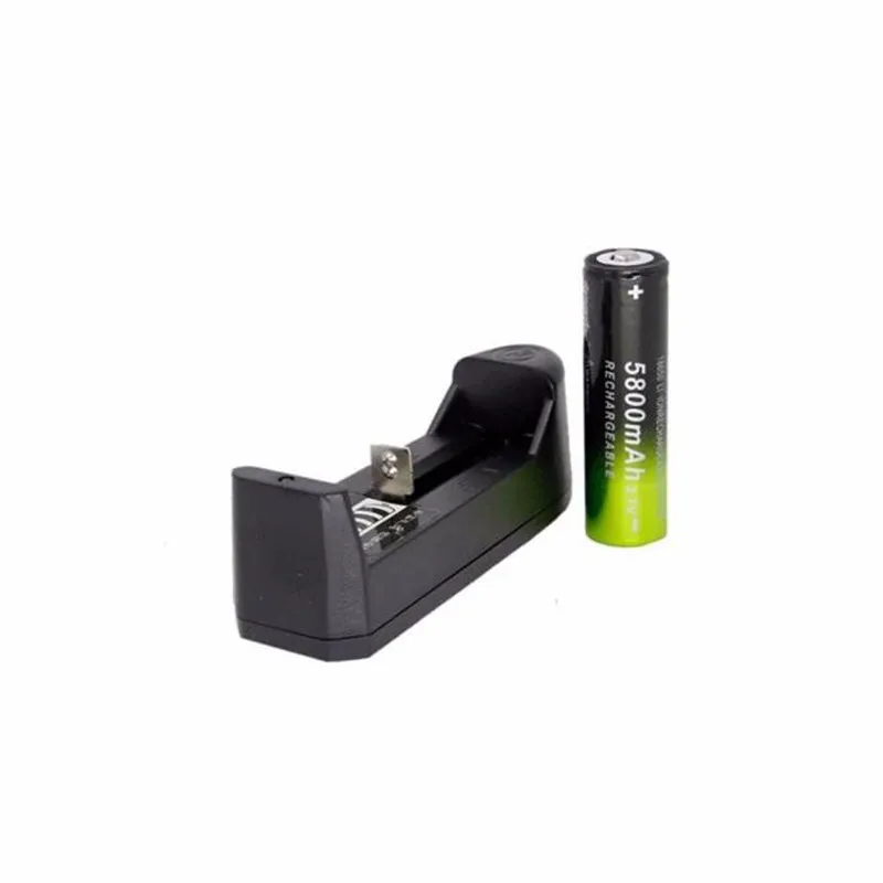 Перезаряжаемая литий ионная батарея 5800mAh 18650 3 7 V и двойное умное зарядное