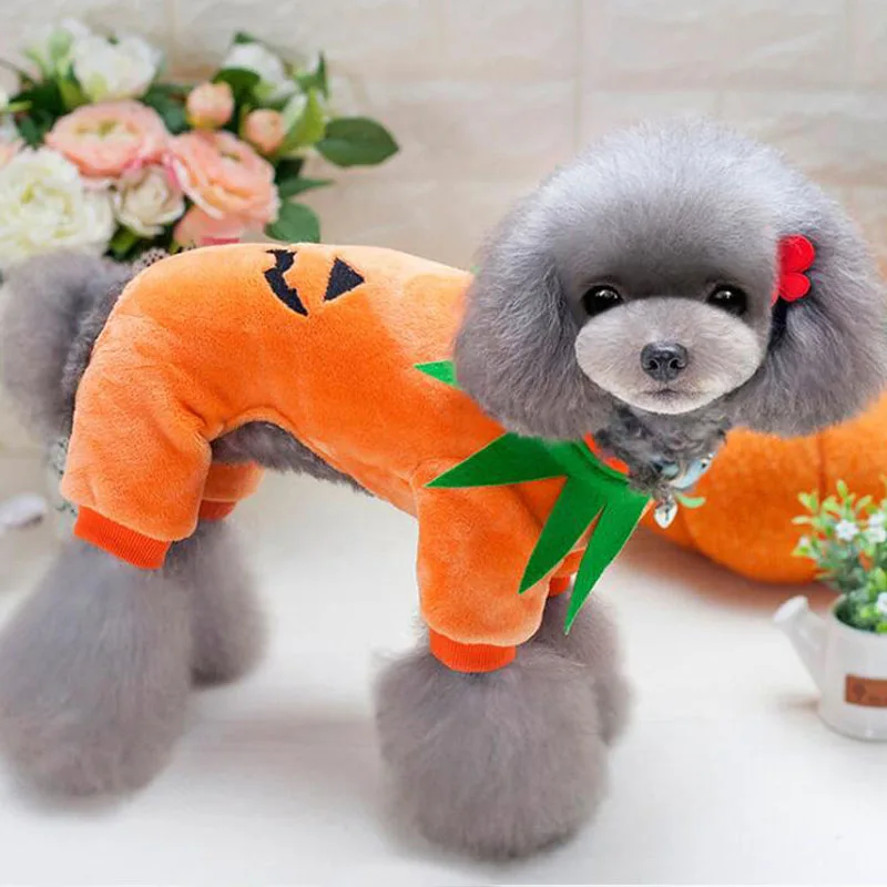 Новый дизайн Хэллоуин для домашней собаки комбинезоны одежда зимнее