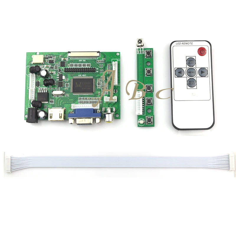 HDMI VGA 2AV 50P TTL LVDS модуль контроллера + пульт дистанционного управления для Raspberry PI 3 4