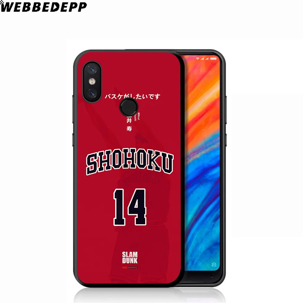 Мягкий чехол WEBBEDEPP для Xiaomi Mi 9T 9 8 SE 6 A1 A2 A3 Lite MiA1 MiA2 MiA3 F1 MAX 3 Mi8 CC9E CC9 аниме Япония |