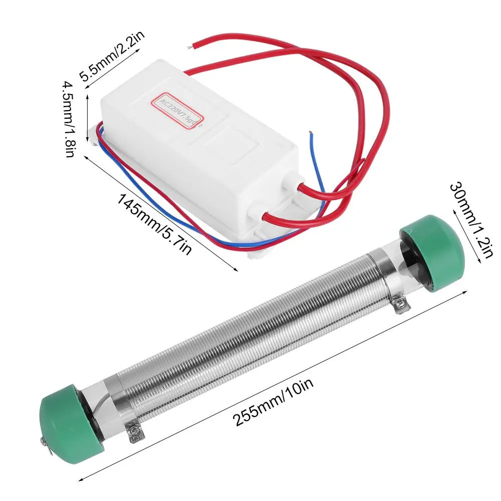 

AC 220V 7.5g Ozone Generator Ozone Tube for Home Air Purifier Sterilizer