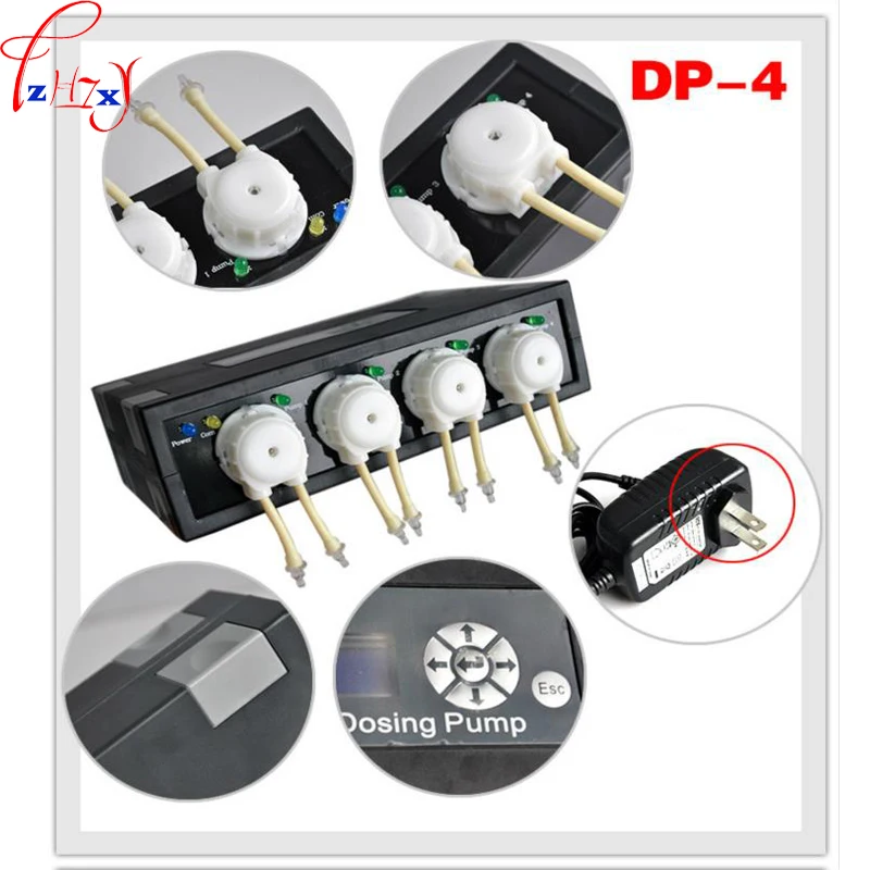 New Auto Dosing Pump Automatic Feeder JEBAO DP-4 for coral reef aquarium 4 pump head For Marine Aqua 110-240V 50/60Hz | Обустройство