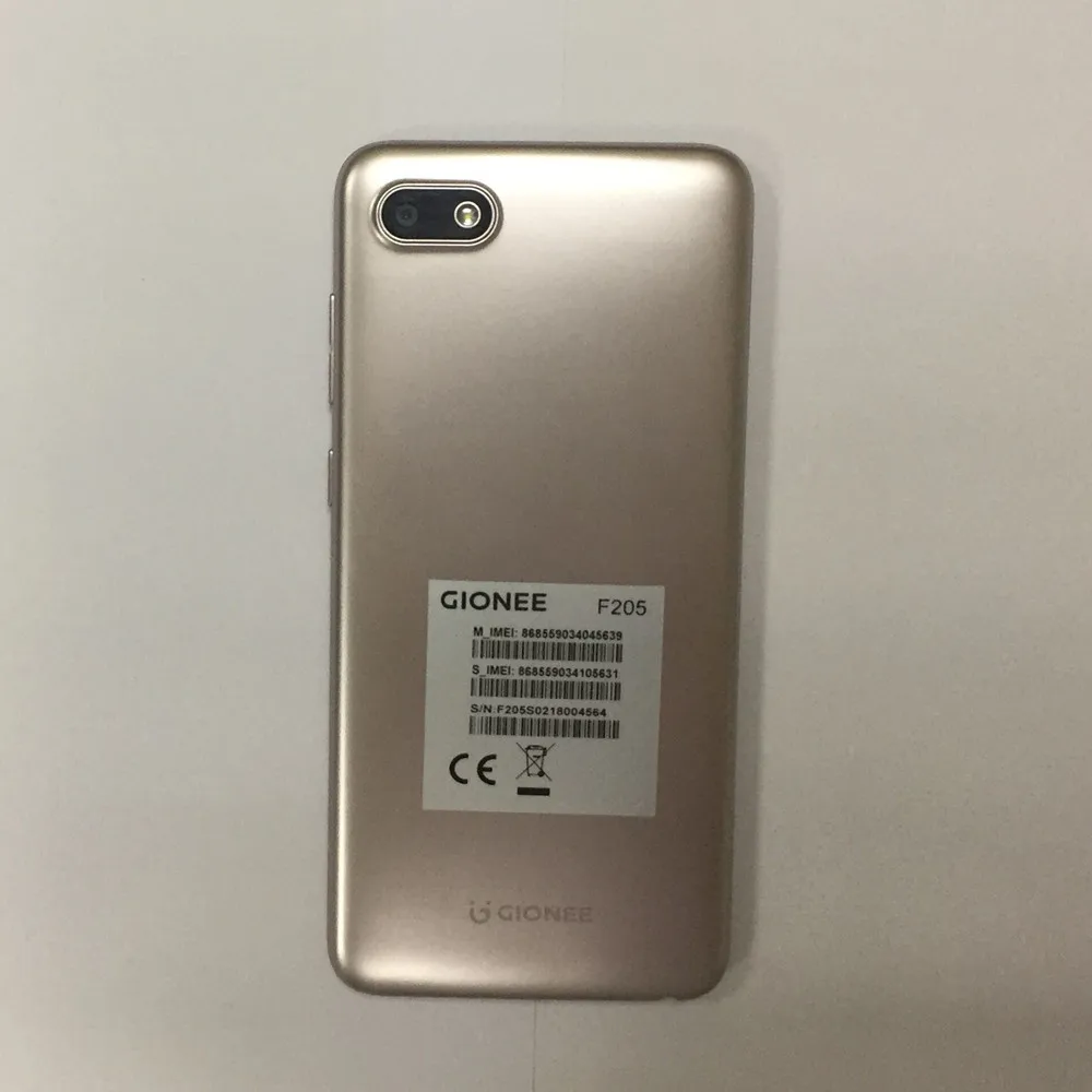 Gionee F205 5 45 дюймов Dual Sim MT6739 2 ГБ оперативной памяти 16 ROM полный экран Face Unlock 2670 мАч