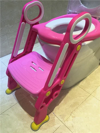 

Plastic Baby Potty Stools Toilet Staircase Kids Potty Chair Step Ladder Penico Toilet For Children Staircase Blue Pink Potty