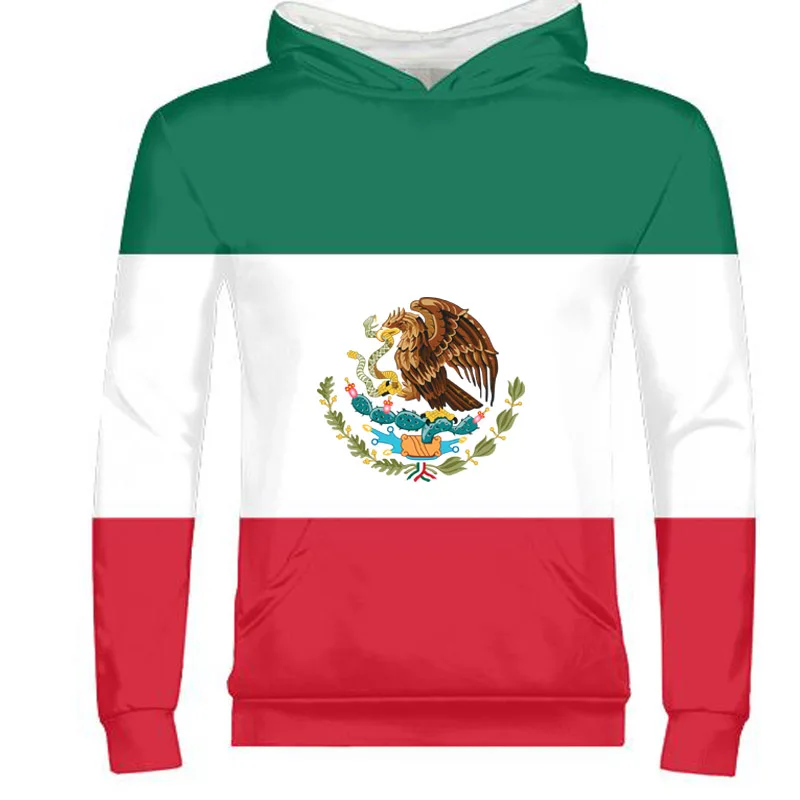 Соединенные Штаты Мехико мужской индивидуальный номер mex молния толстовка Национальный флаг mx испанский мексиканский печати фото одежда