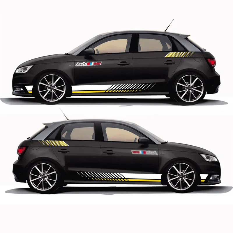 Автостайлинг TAIYAO Спортивная Автомобильная наклейка для Audi A1 30 TFSI Sportback S Line Mark