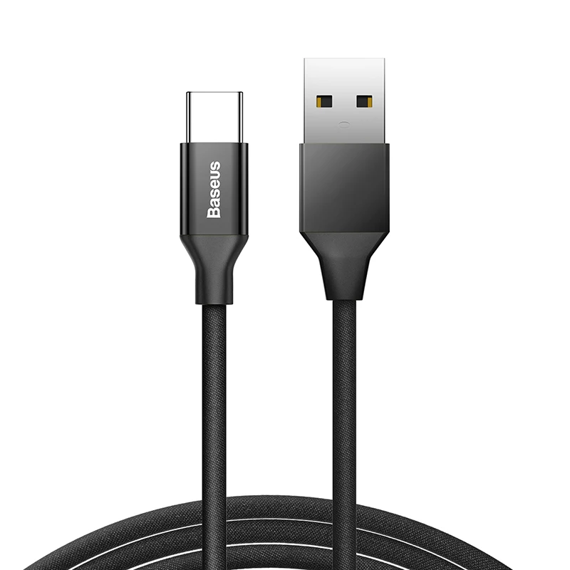1.2m Black Usb-с кабель для быстрой зарядки для samsung galaxy s9 плюс xiaomi huawei P20 sony кабель для зарядки USB c 5 м 3A Android phone tablet - Тип штекера: 1.2m Black