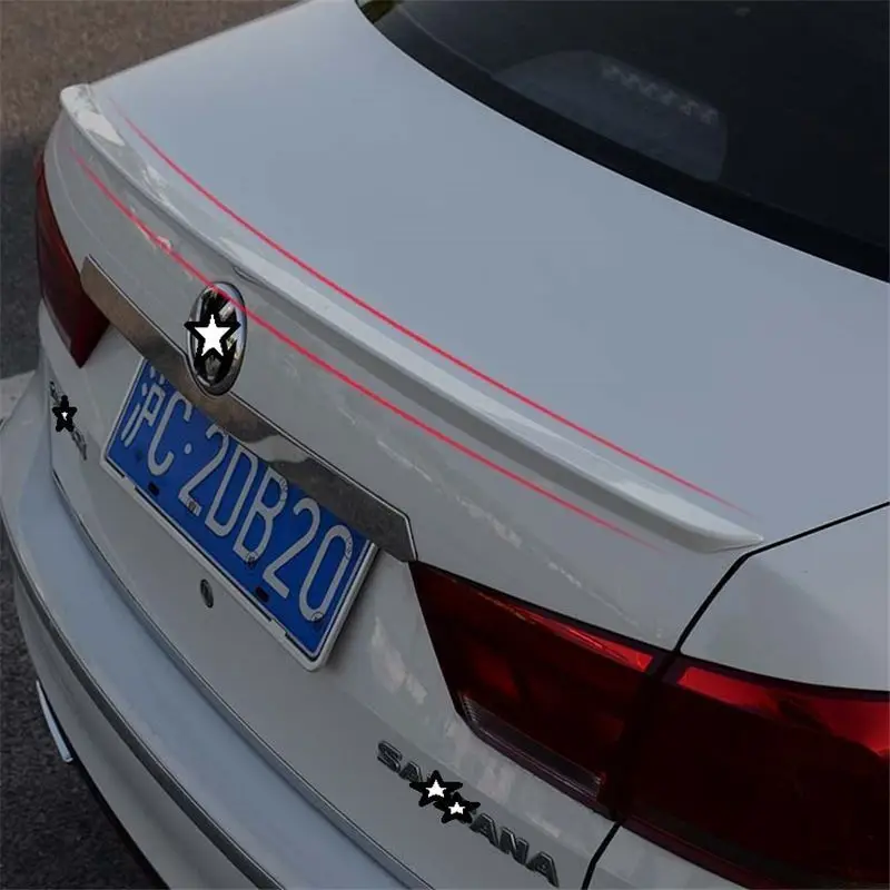Automobile Decoration Mouldings Personalized Exterior Modification Auto Spoilers Wings 13 14 15 FOR Volkswagen Santana | Автомобили и