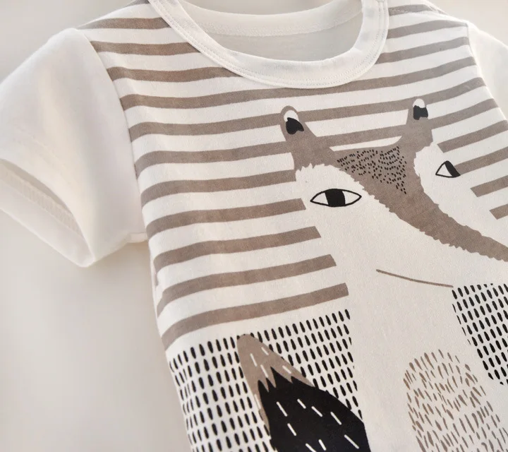 1 шт. детское хлопковое боди с рисунком животных 3 9 месяцев|baby cotton bodysuits|girl bodysuitbaby