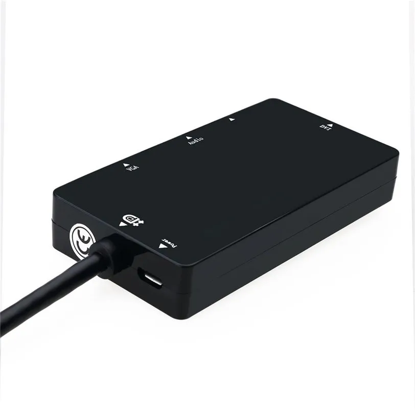 4 в 1 порт дисплея DP к VGA HDMI DVI аудио USB адаптер кабель конвертер для ПК Apr29 MotherLander|dp to