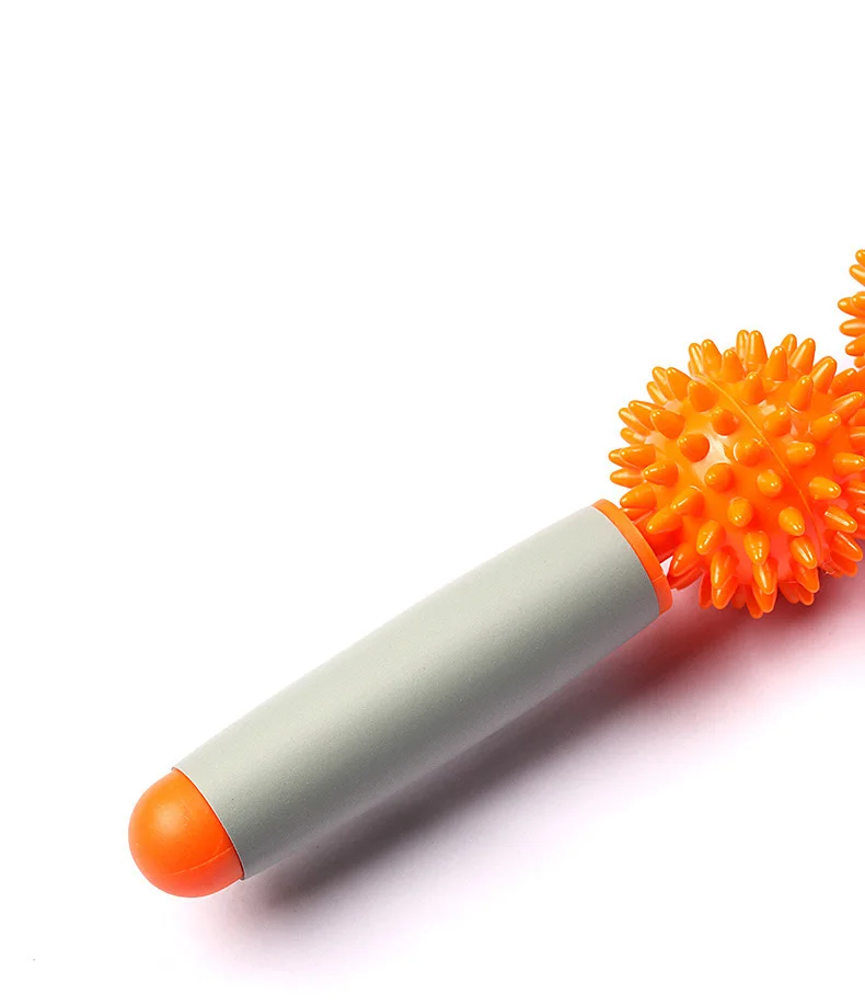 Yoga Roller Muscle Massage Stick Tension Relief Balls Exercise Workouts Pilates Point Spiky Ball Accessories | Спорт и развлечения