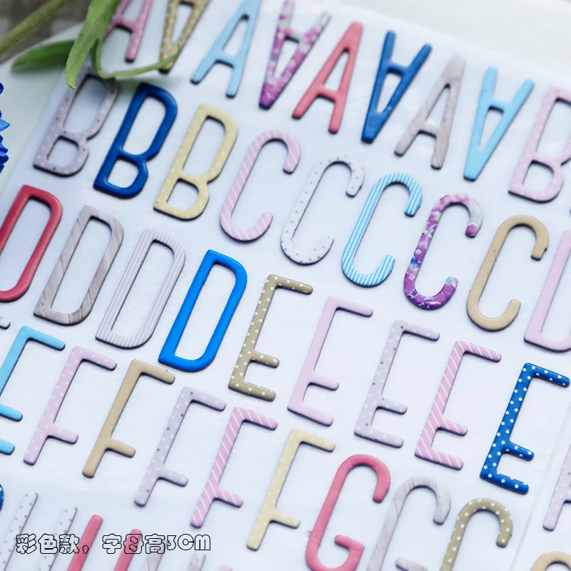 Ksccraft прекрасный Алфавит Набор для скрапбукинга DIY проекты/фотоальбом/открытки ремесла