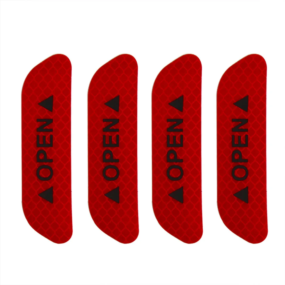 Новые 4 шт. предупреждающие знаки светоотражающая лента универсальные внешние