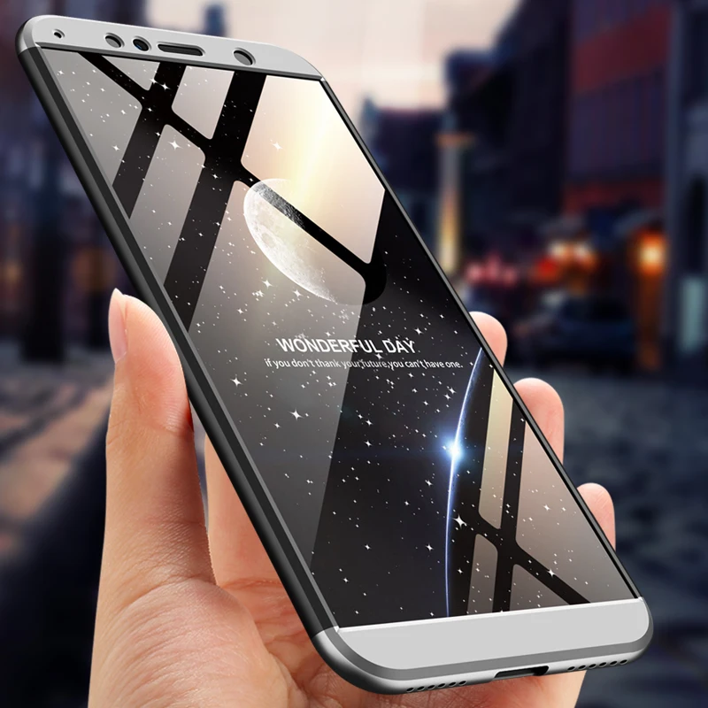 Huawei Y6 Prime 2018 Luxury 360 Degree Full Protection Drop-proof Armor Hybrid Anti-knock Hard PC Case Pro Cover | Мобильные