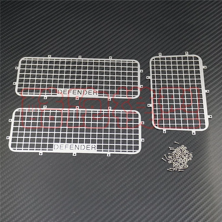 

Newest TRX4 T4 Metal Window Mesh Protective Net for 1/10 RC Crawler Car Traxxas Trx-4 Trx 4 for RC Car Part