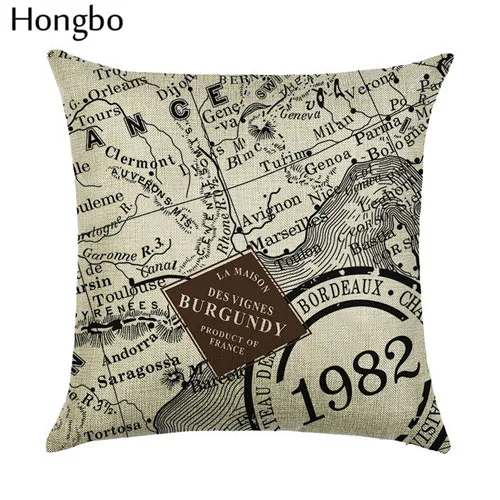 Hongbo 1 шт. Современная Минималистичная креативная мультяшная печать домашняя подушка для мебели набор подушек флаг футбольная команда узор - Цвет: 3