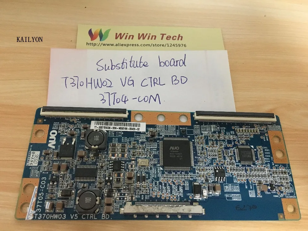 Запасные платы работают только с T con T370HW02 VG CTRL BD 37T04 COM 37 дюймов б/у запчасти хорошо