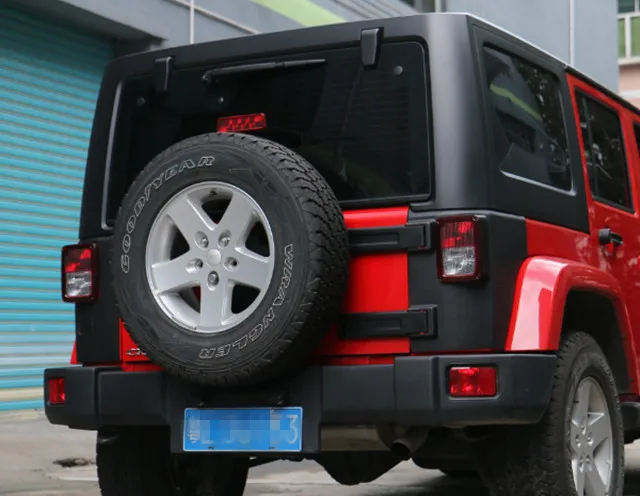 Sansour ABS черный защитный чехол для задней части заднего угла Jeep Wrangler | Автомобили и