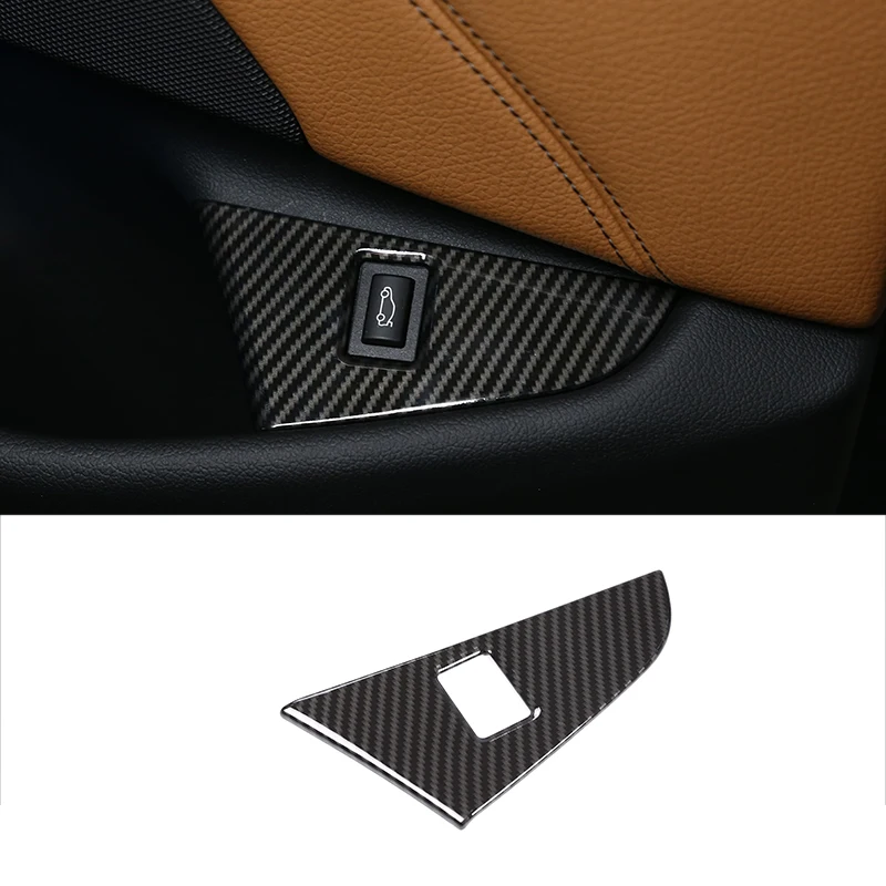 

For BMW 5 Series G30 528li 530li 17-18 Car Carbon ABS Plastic Chrome Interior Tail Door Switch Frame Cover Trim Left Hand Drive