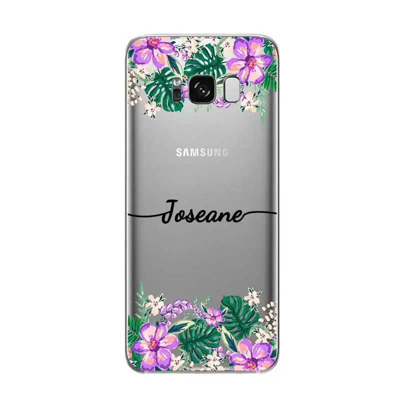 На заказ Ваше имя DIY Модный чехол для samsung Galaxy S5 S6 S7 S8 S9 S10 S10E Lite Edge Plus - Цвет: 16