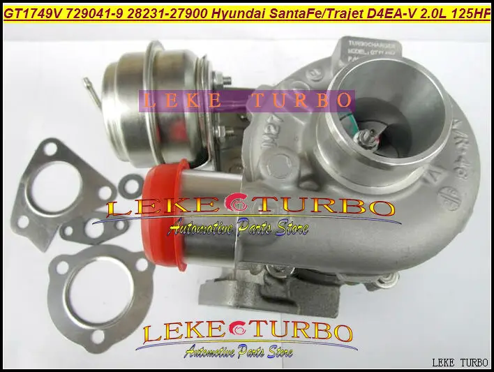 Бесплатная доставка GT1749V 729041-5009S 729041-0009 729041-28231 Турбокомпрессор для HYUNDAI Santa Fe Trajet