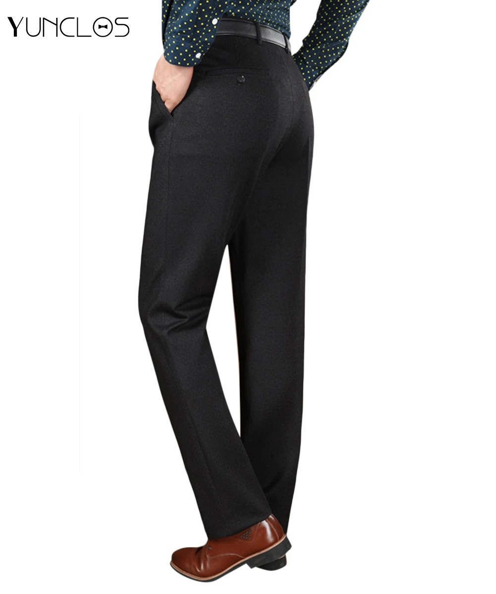 YUNCLOS Новое поступление брюки для мужчин темно серый Pantalon Hombre длинные мужские