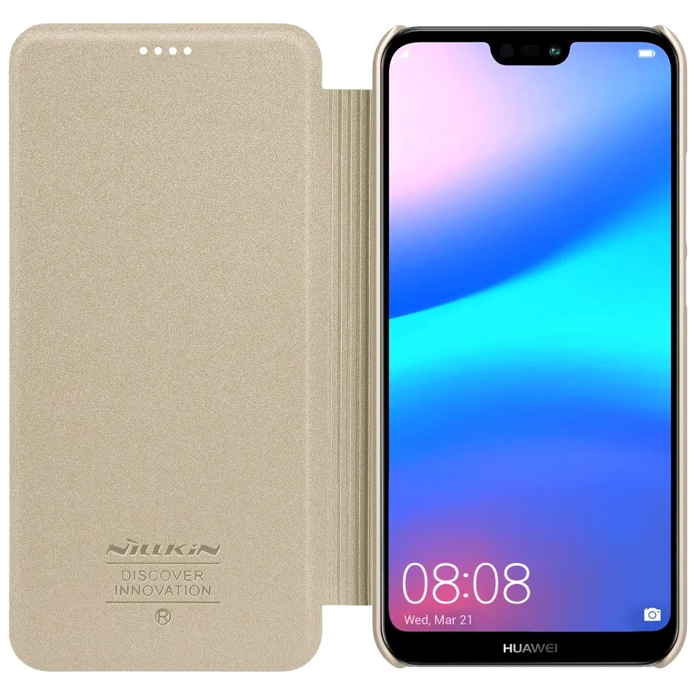 С карманом карты PC кожаный принципиально для huawei P20 Lite Бизнес Patternd грязь дело