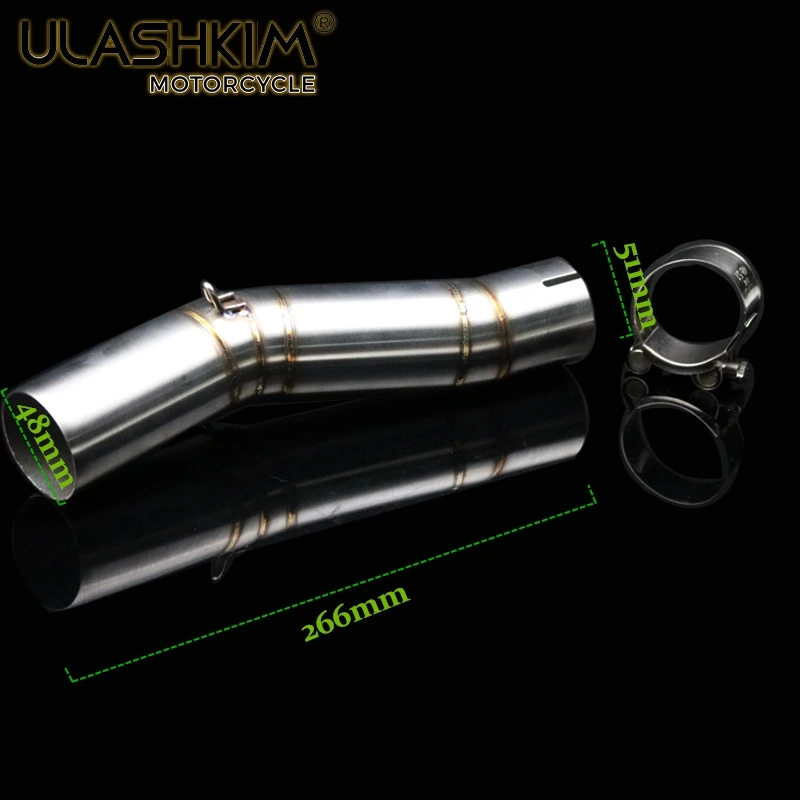 K7 K8 GSXR 600 750 GSXR700 GSXR750 глушитель для мотоцикла среднего соединения труба без шнуровки для Suzuki GSX R600 R700 R750 K7