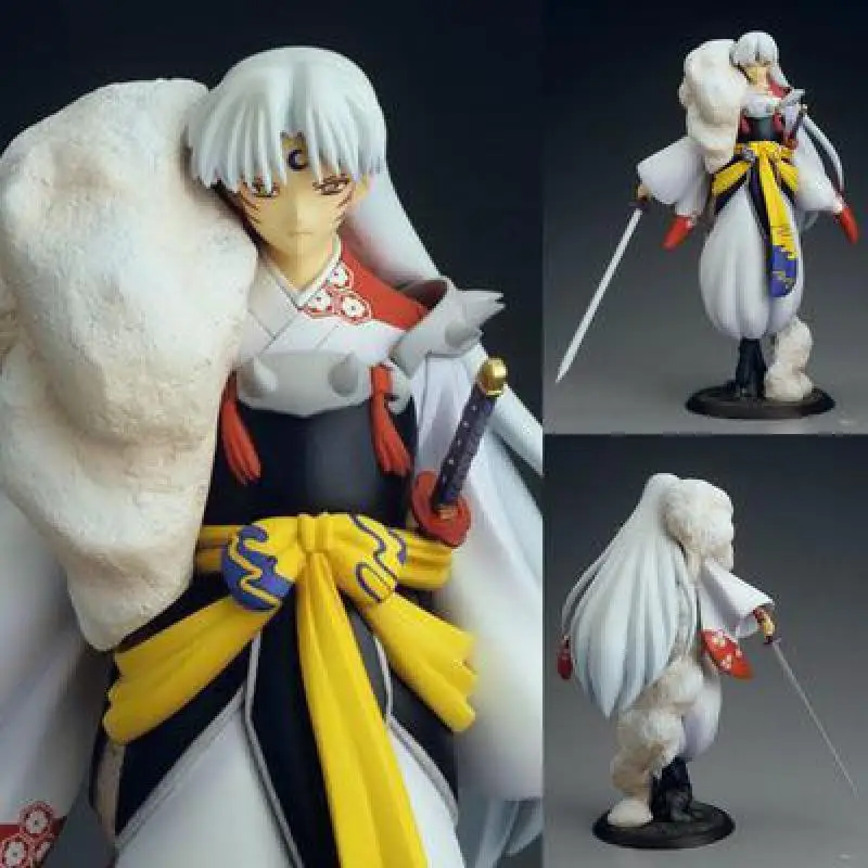 Инуяша Sesshomaru аниме иены Одна деталь ПВХ Модель Коллекция за I Bambini Della Ragazza Amante Regalo