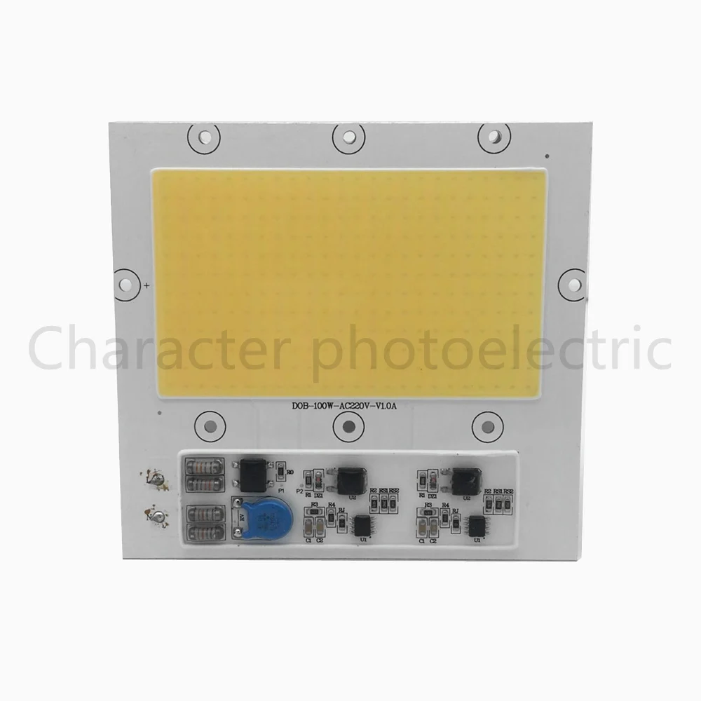 100 Вт 220 В COB LED 3000 3500 К теплый белый вход источник света для интегрированного