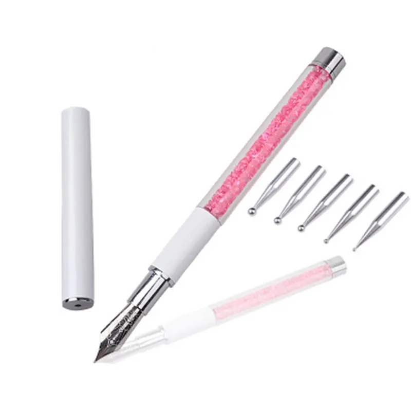 ATOMUS Lace Nail Art Pen Liner Dotting Set Painted Fountain With 5pcs Manicure Pedicure Tips | Красота и здоровье
