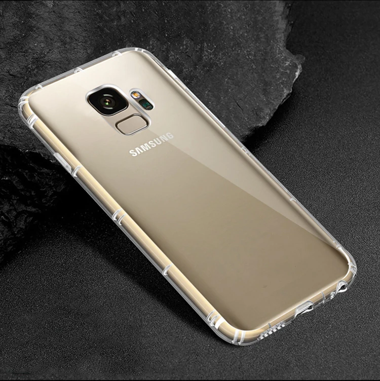 Прозрачный чехол для Samsung Galaxy J7 Duo J2 Pro 2018 мягкий из ТПУ на 360 градусов A8 C10 Airbag