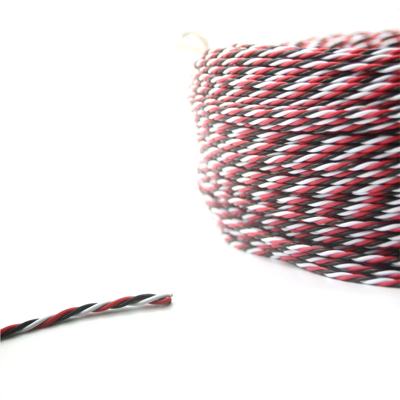 Сервокабель удлинитель OliYin FUTABA Color 22 # 22AWG 60 сердечников 20 метров витой провод без