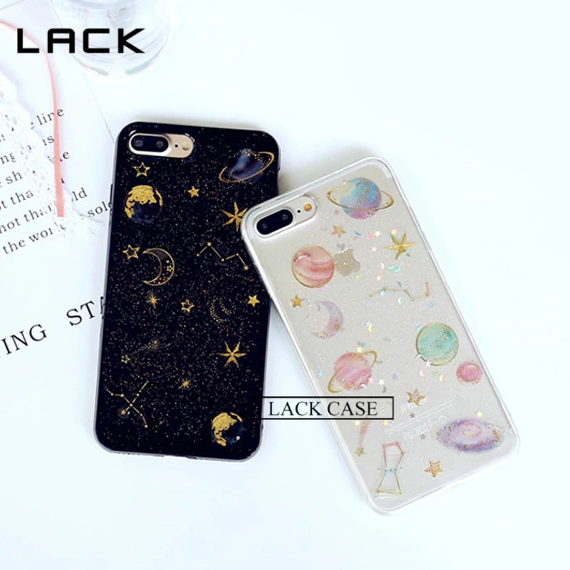 Чехол LACK Airship Stars для iPhone 6 6S Plus мягкий ТПУ чехол блестящий серии Universe чехлы